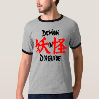 Förklädd Yokai för demon Kanji T-shirt