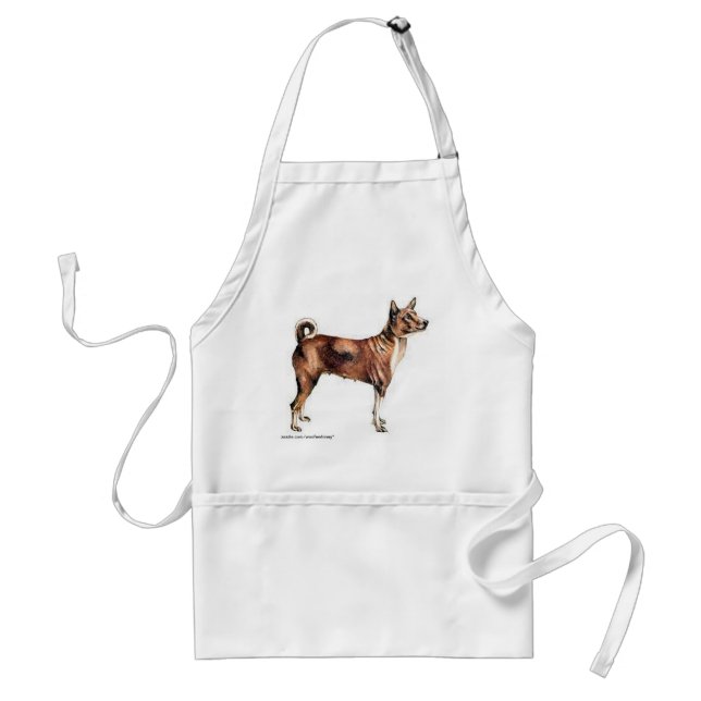 Förkläde: Basenji Förkläde (Framsidan)