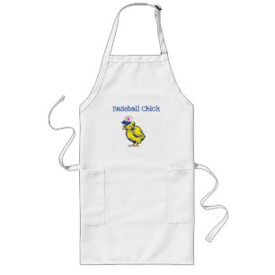 Förkläde för baseballchickdesign
