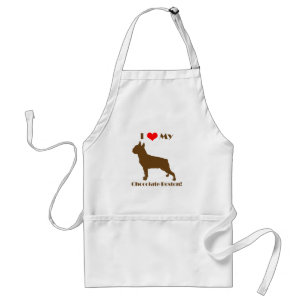 Förkläde för chokladBoston Terrier