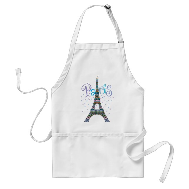 Förkläde för Eiffel tornfantasi (Framsidan)