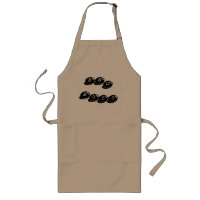 Förkläde för kakier för typografi för BBQ-chef
