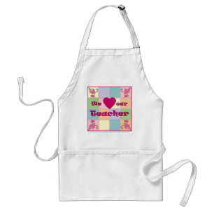 Förkläde för lärarePatchwork (rosa)
