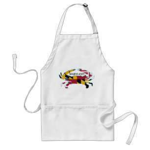 Förkläde för Maryland flaggakrabba