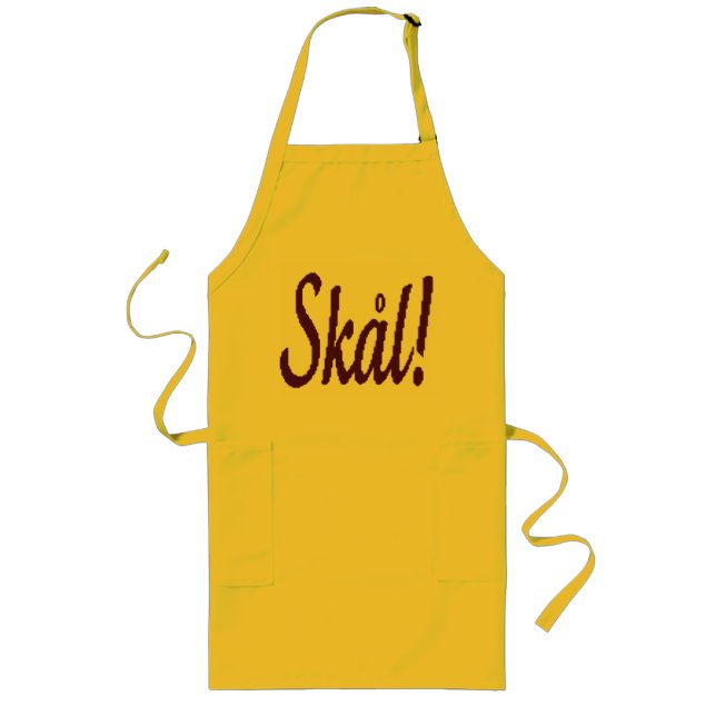 Förkläde för Skal norskt jubelgrillfest (Framsidan)