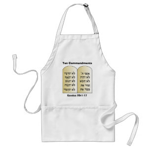 Förkläde för tio commandments