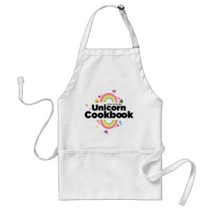 Förkläde för Unicornkokbokvuxen