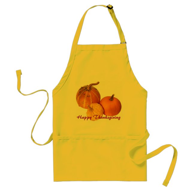 Förkläde - happy thanksgivingpumpa (Framsidan)
