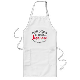 förkläde i japansk stil