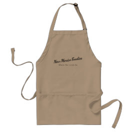 Förkläde Khaki med New Mexico Foodies logotyp