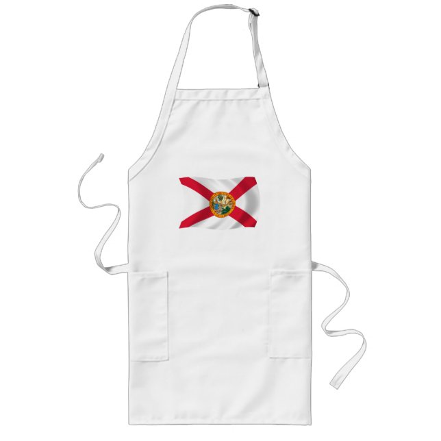Förkläde med Floridas flagga (Framsidan)