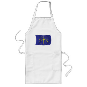 Förkläde med Indianas flagga