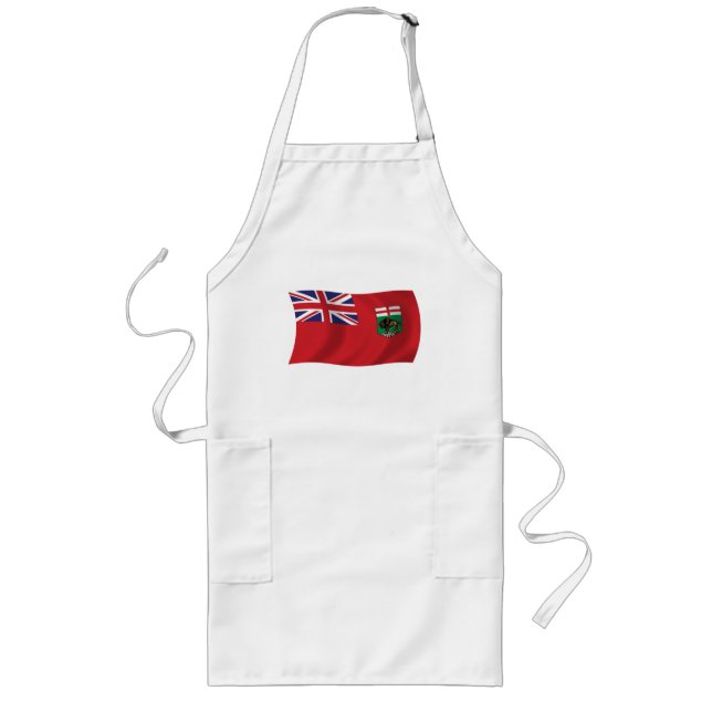 Förkläde med Manitobas flagga (Framsidan)