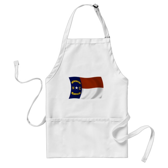 Förkläde med Nord-Carolinas flagga (Framsidan)