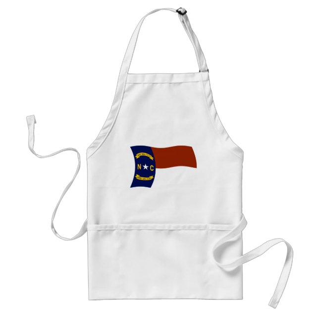 Förkläde med Nord-Carolinas flagga (Framsidan)