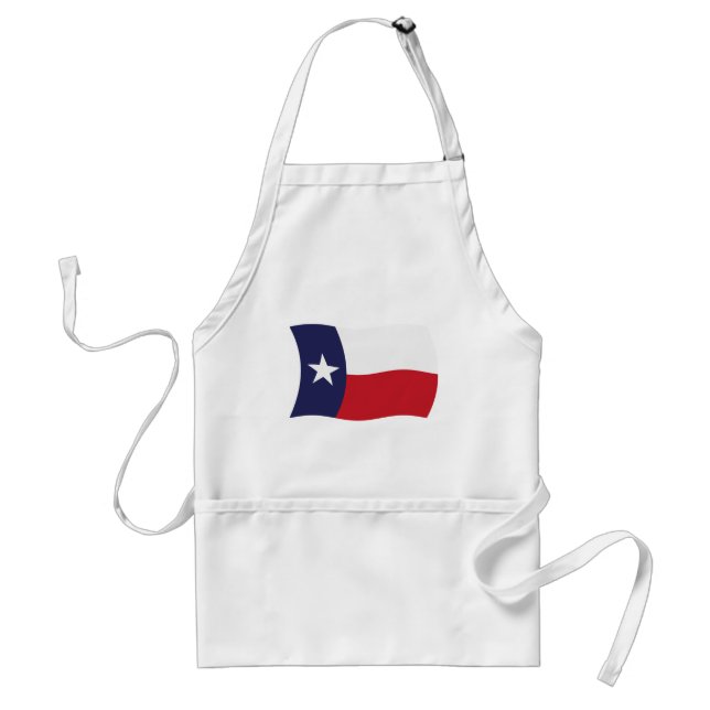 Förkläde med Texasflagga (Framsidan)
