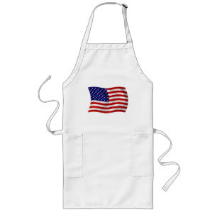 Förkläde med USA:s flagga