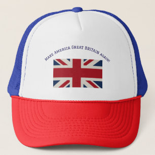 Förkläde - Union Jack-flagga med kvick text... Keps