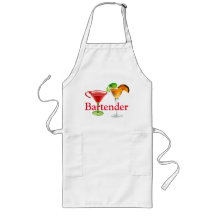 Förklädebartenderen planlade coctailar