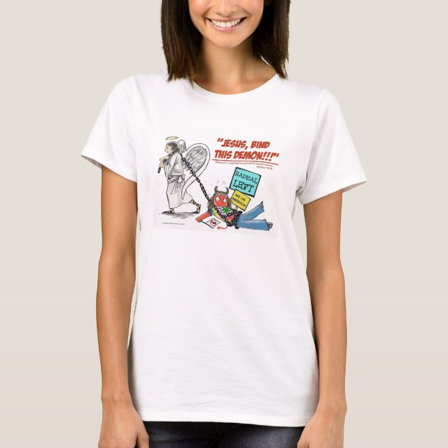 Förklara andligt krig! Kvinna T-tröja Tee Shirt (Framsida)