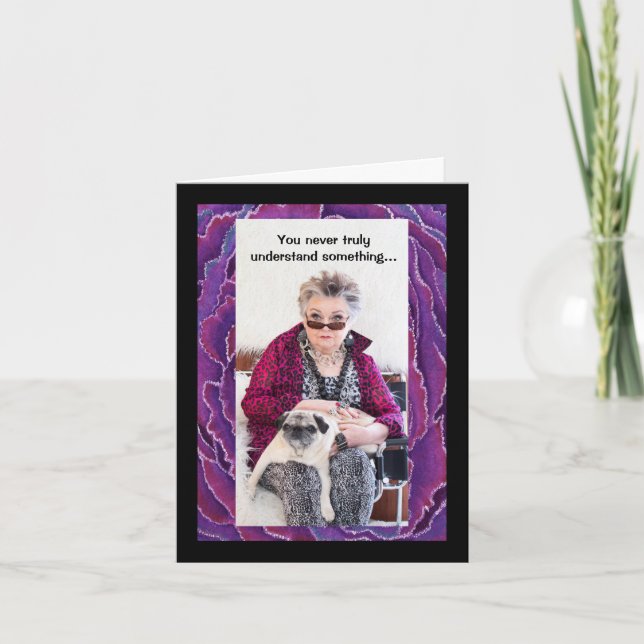 Förklara det för ditt mormors hälsningskort kort (Framsida)