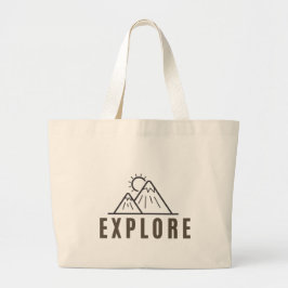 FÖRKLARA Vacation Travel Helg Tote Bag Jumbo Tygkasse