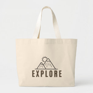 FÖRKLARA Vacation Travel Helg Tote Bag Jumbo Tygkasse