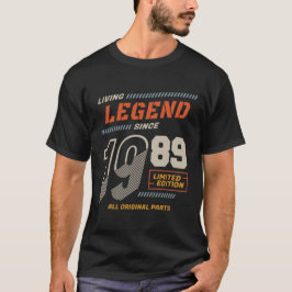 Förklarande Vintage sedan 1989 års Begränsada utgå T Shirt