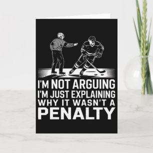 Förklarar varför det inte var en straff i ishockey kort