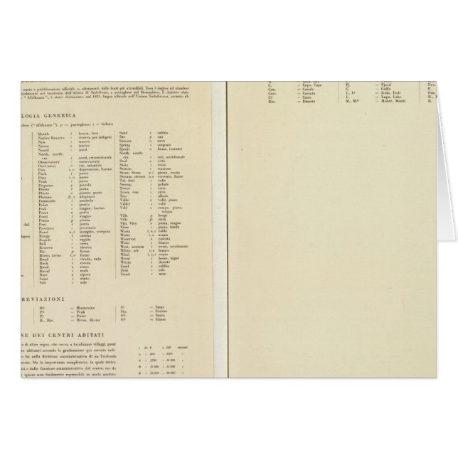 Förklaring 12022 Kapkoloni Hälsningskort (Framsidan Horizontal)