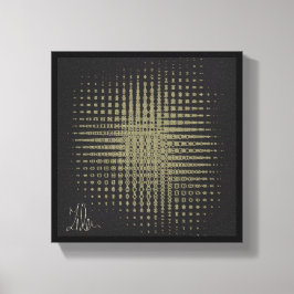 Förklaring - Abstrakt konsthöjd arbetsyta Canvastryck