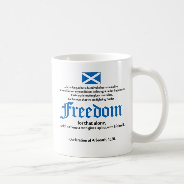 förklaring av arbroath kaffemugg (Höger)