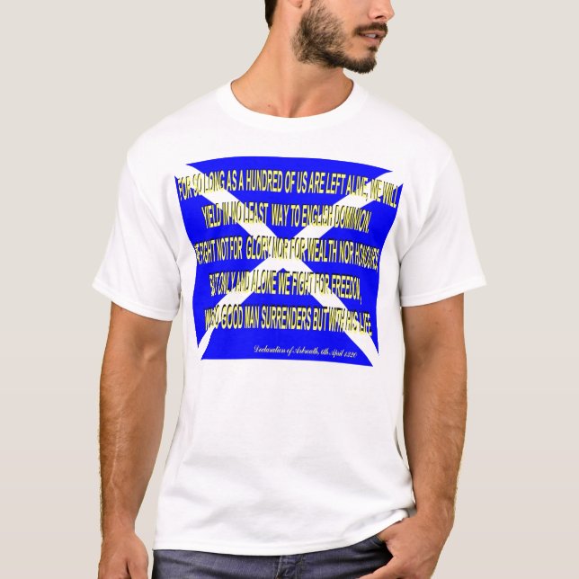 Förklaring av Arbroath T-shirt (Framsida)