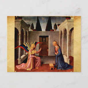 FÖRKLARING AV FRA ANGELICO-Helgdag Helg Vykort