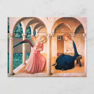 FÖRKLARING AV FRA ANGELICO-Julen Helg Vykort