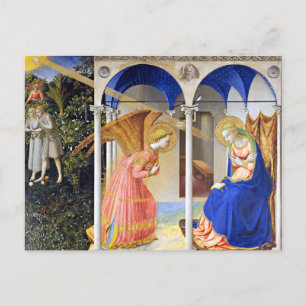 FÖRKLARING AV FRA ANGELICO-Julen Helg Vykort