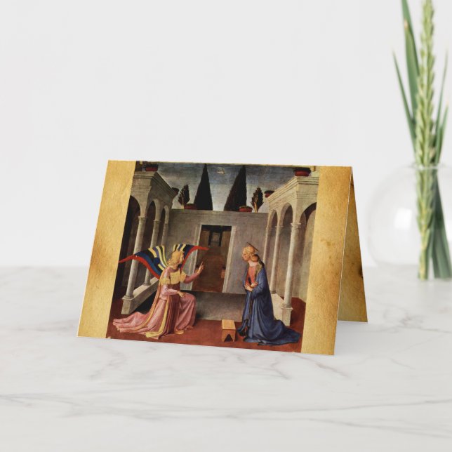 FÖRKLARING AV FRA ANGELICO Old Irish Bluting Kort (Framsida)