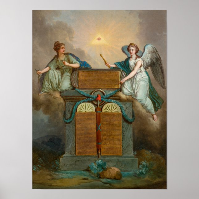 Förklaring av Högerna Man och Medborgare Poster (Framsidan)