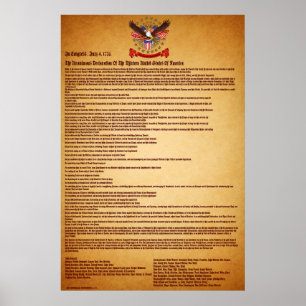 Förklaring av IndependenceV-1-Style-1 Poster