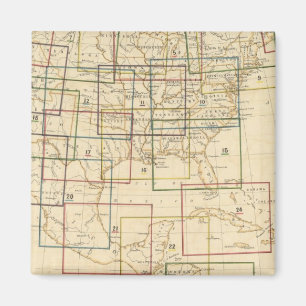 Förklaring av index Karta som används i atlasen Magnet