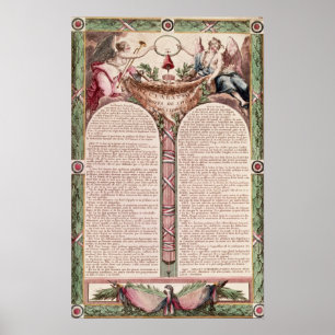 Förklaring av rättigheter av manen, 1793 poster