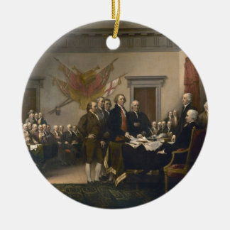 Förklaring av självständighet - 1819 julgransprydnad keramik