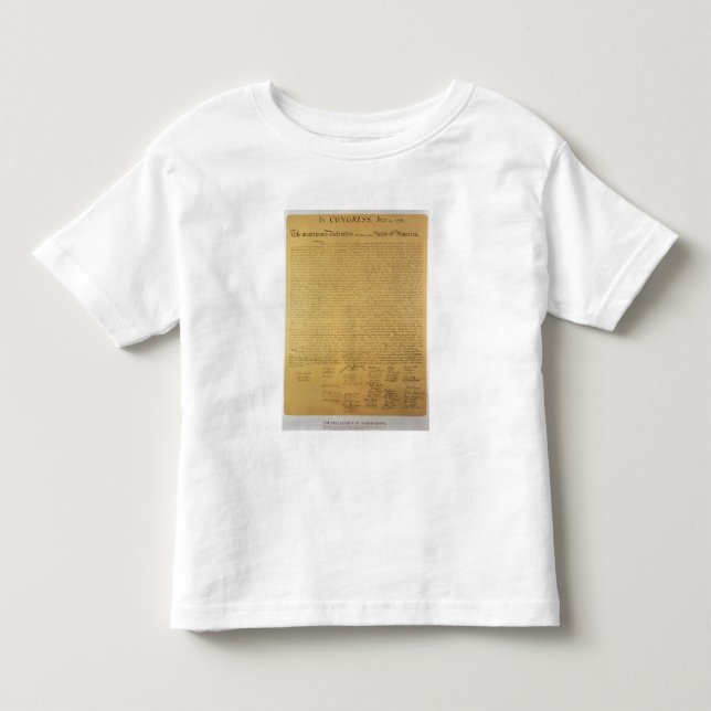Förklaring av självständighet t-shirt (Framsida)