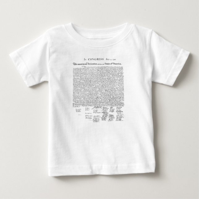 Förklaring av självständighet tee shirt (Framsida)