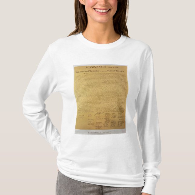 Förklaring av självständighet tee shirt (Framsida)