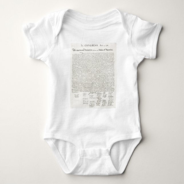 Förklaring av självständighetdokumentet tee shirt (Framsida)