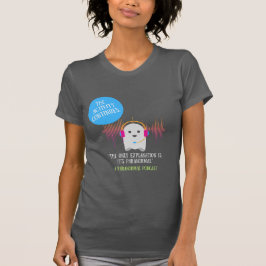 Förklaring endast för skjortor av mörk t shirt