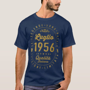 Förklaring född i juli 1956 66 Födelsedag 66 år O T Shirt