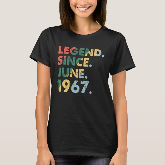 Förklaring från juni 1967 från 1967, Retro Legend  T Shirt (Framsida)