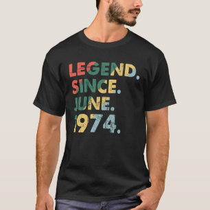 Förklaring från juni 1974 från 1974, Retro Legend T Shirt